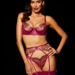 Julie bra garter and thong